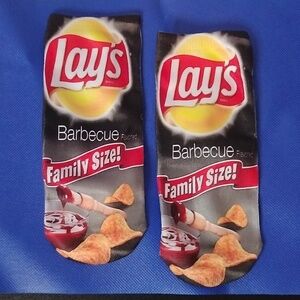 Womens "Lay's Barbecue" Ankle Socks